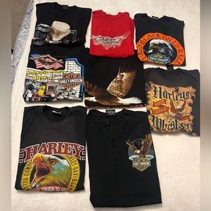 Vintage size M Harley Davidson Tees